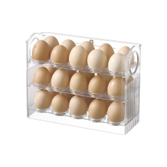 Microcase Sert ABS Plastik Dolapiçi Yumurta Organizer ve Standı Kapaklı Tasarım AL5453