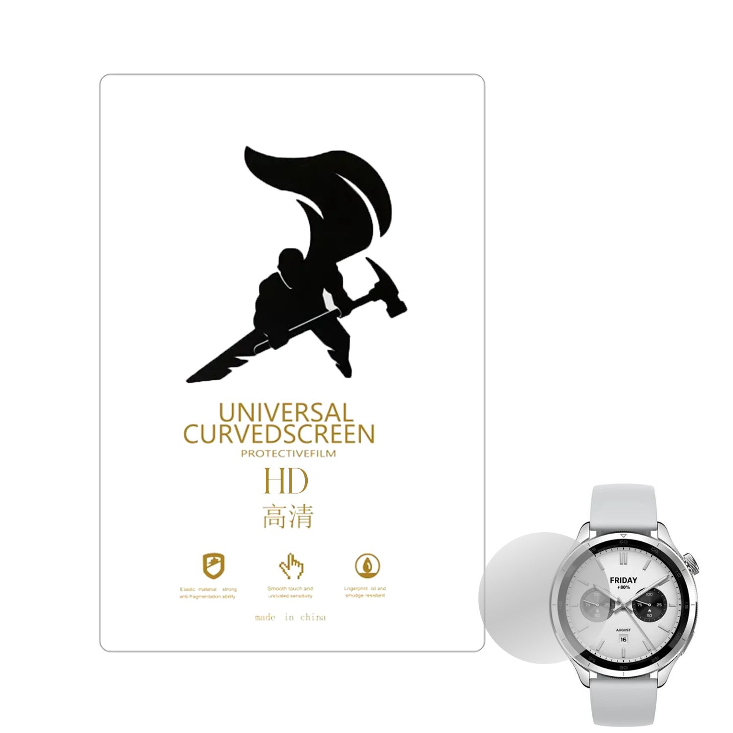Microcase Huawei Watch S4  ile uyumlu TPU Ekran Koruma Filmi - EKM109