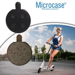 Microcase Xiaomi M365 Pro için Yüksek Kaliteli Yuvarlak Diskli Fren Balatası Seti-AL4790 2 Adet