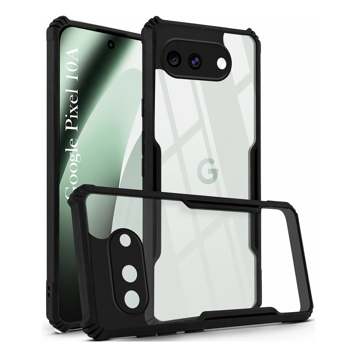 Microcase Google Pixel 10A ile uyumlu Airbag Serisi Darbeye Dayanıklı Köşe Korumalı Tpu Kılıf - AL3370