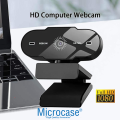 Microcase 1080P 360 Dönerli Mandal Kıskaçlı Full Hd Webcam Kamera ZR807 - AL5149