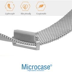 Microcase Realme Watch S için Manyetik Metal Kordon Kayış - KY14