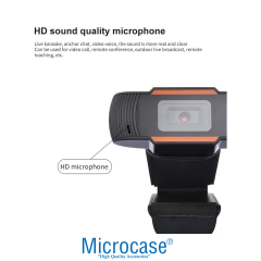 Microcase 1080P 360 Dönerli Mandal Kıskaçlı Full Hd Webcam Kamera ZR806 - AL5151