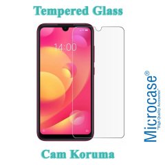 Microcase Xiaomi Mi Play Maxy Serisi Carbon Fiber Silikon Kılıf - Siyah + Tempered Glass Cam Koruma (SEÇENEKLİ)