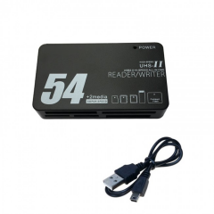 Microcase 54 in 1 Çoklu Kart Okuyucu - UHS-II High Speed Destekli CF, SD, MicroSD All In One Adaptör-AL5825