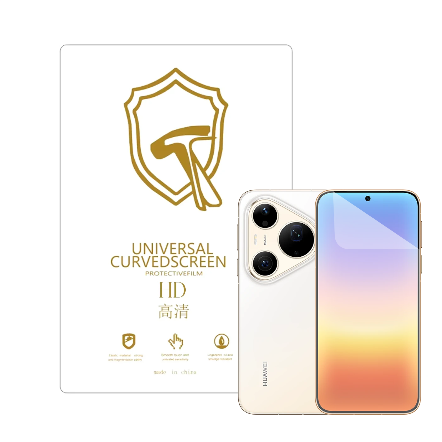 Microcase Huawei Pura 90S Pro Max Global ile Uyumlu Full Tpu Nano Ön Ekran Koruma Filmi - EKM101