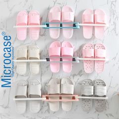 Microcase Yapışkanlı Ayakkabı Sandalet Askılığı Çok Fonksiyonlu Portatif Terlik Havlu Rafı 1 Adet AL4460