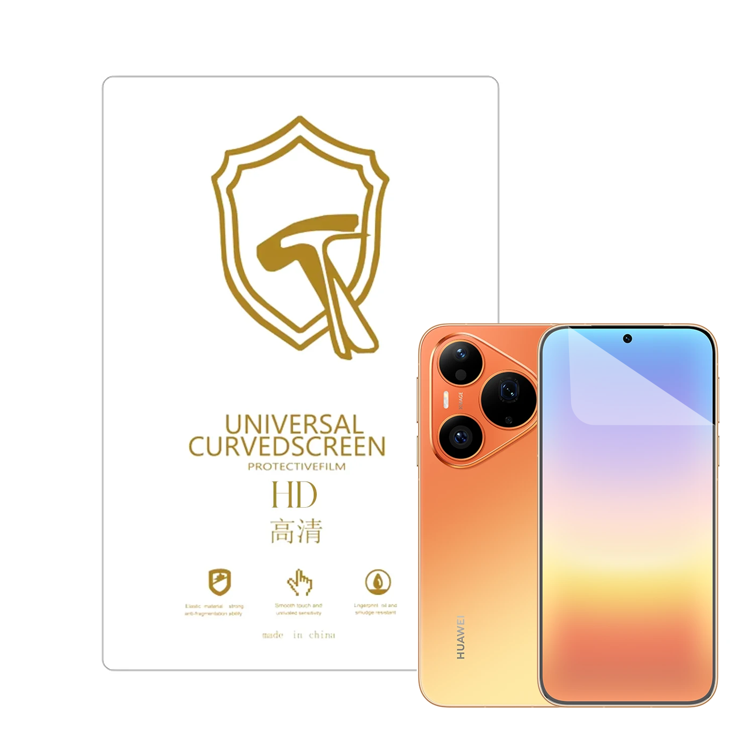 Microcase Huawei Pura 90S Pro Global ile Uyumlu Full Tpu Nano Ön Ekran Koruma Filmi - EKM101