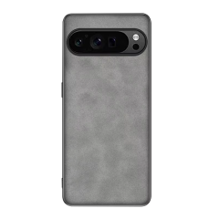 Microcase Google Pixel 9 Pro için Luxury Leather Series Deri Desenli Plastik Koruma Kılıf - AL8125