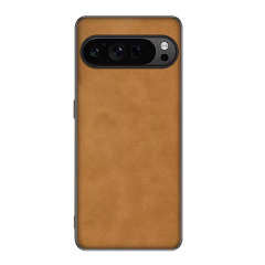 Microcase Google Pixel 9 Pro için Luxury Leather Series Deri Desenli Plastik Koruma Kılıf - AL8125