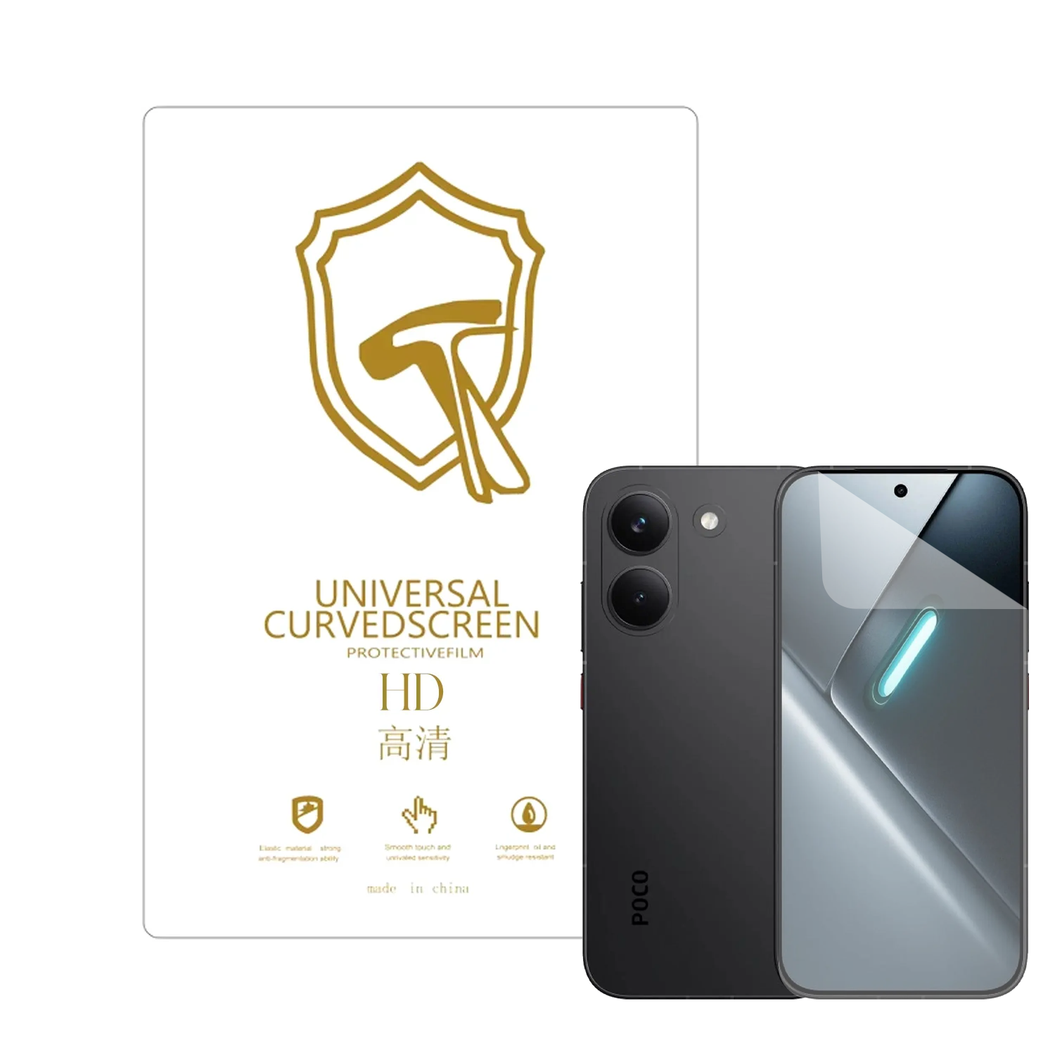 Microcase Xiaomi Poco X8 5G Global ile Uyumlu Full Tpu Nano Ön Ekran Koruma Filmi - EKM101