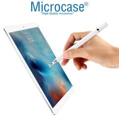 Microcase Universal Telefon Tablet iPad 2in1 Disk Uçlu Stylus Pen Dokunmatik Kalem - AL3462