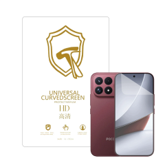 Microcase Xiaomi Poco F9 Ultra Global ile Uyumlu Full Tpu Nano Ön Ekran Koruma Filmi - EKM101