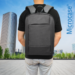 Microcase Unisex Su Geçirmez 3 Gözlü 15.6 inch Laptop Macbook Çantası AL5323