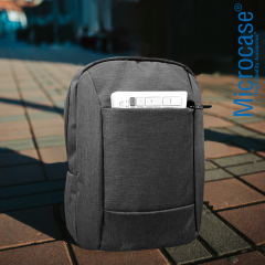 Microcase Unisex Su Geçirmez 3 Gözlü 15.6 inch Laptop Macbook Çantası AL5323
