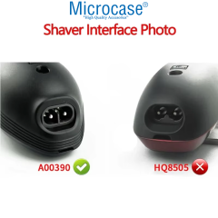 Microcase EU - A00390 Charger Philips Tıraş Makineleriyle Uyumlu Şarj Cihazı - AL5333