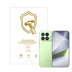 Microcase Xiaomi Poco F9 Pro Global ile Uyumlu Full Tpu Nano Ön Ekran Koruma Filmi - EKM101