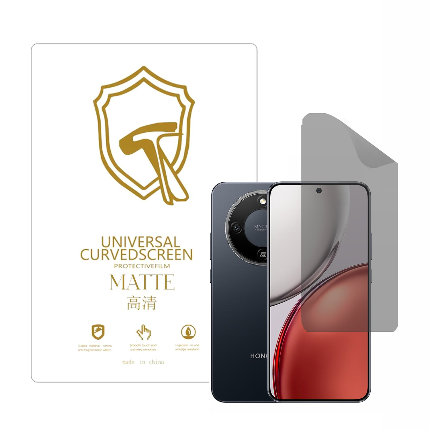 Microcase Honor Magic 8 Lite ile Uyumlu Tpu Nano Mat Ekran Koruma Filmi EKM107