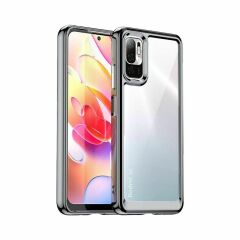 Microcase Xiaomi Redmi Note 12R Pro 6.67 inch Shield Serisi Darbeye Dayanıklı Yarı Esnek Plastik TPU Kılıf - AL8100 Füme
