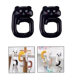 Microcase Sevimli Hayvan Figürlü Katlanabilir Kanca Askı - AL4705 2 Adet