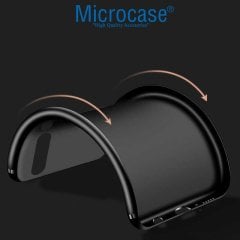 Microcase Xiaomi Mi 10 Elektrocase Serisi Kamera Korumalı Silikon Kılıf - Siyah