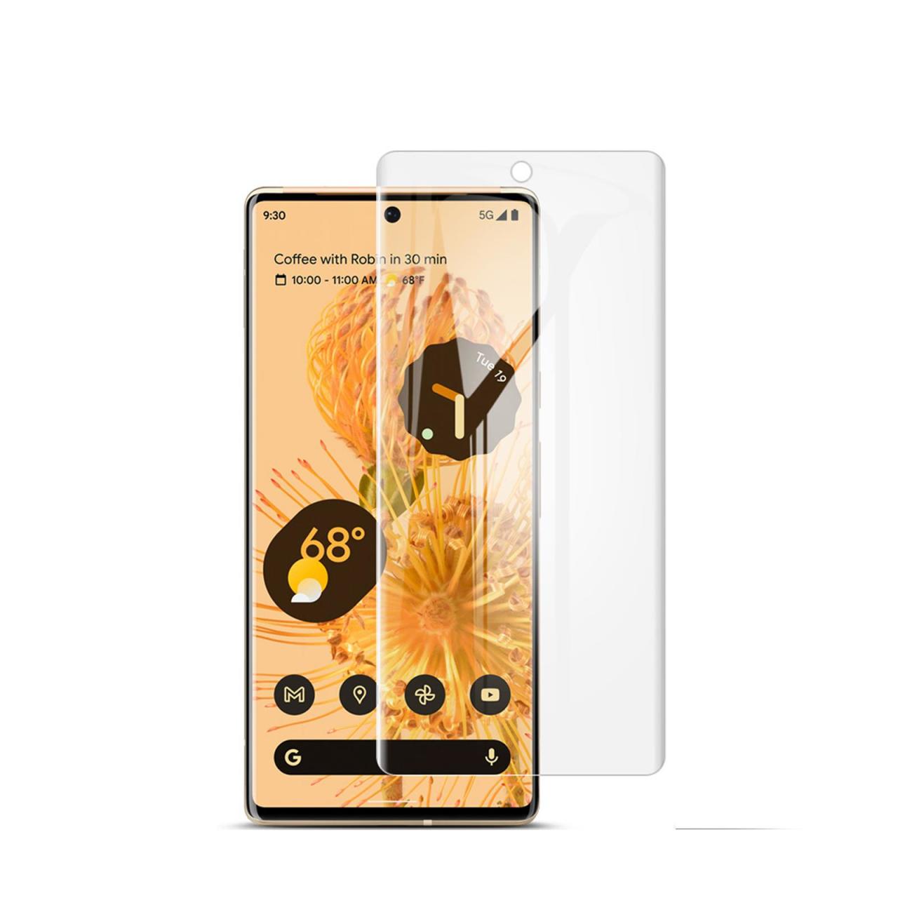 Microcase Google Pixel 6 Pro Full Ön Kaplama Koruma Filmi