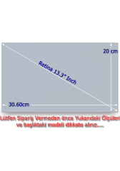 MacBook Uyumlu Retina 13.3'' A1502 A1425 Ekran Koruyucu Filmi