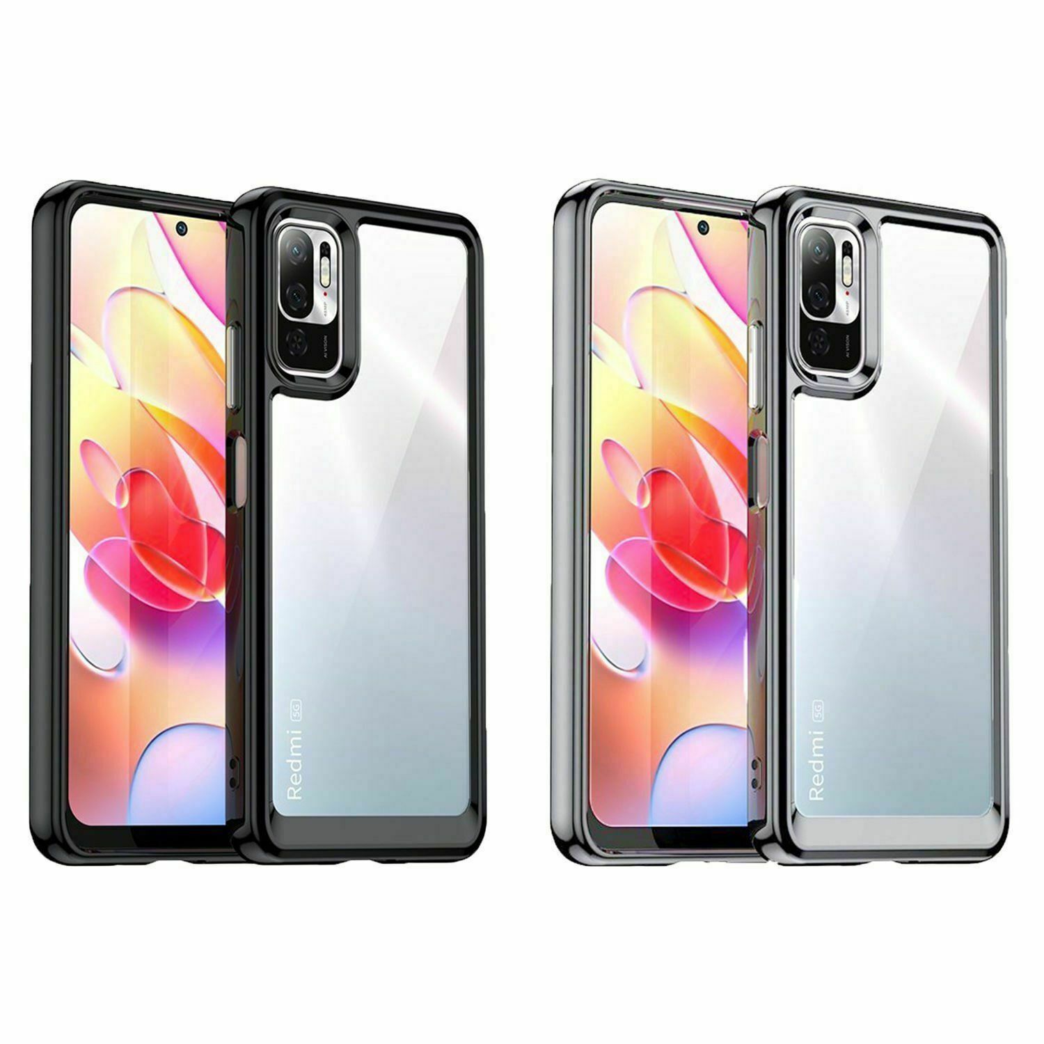 Microcase Xiaomi Redmi Note 12S 4G Shield Serisi Darbeye Dayanıklı Yarı Esnek Plastik TPU Kılıf - AL8100 Füme