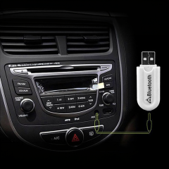 Microcase USB AUX Çift Çıkışlı Bluetooth Ses Alıcısı - Araç İçi ve Ev Teybi Kablosuz Aparat -AL5810