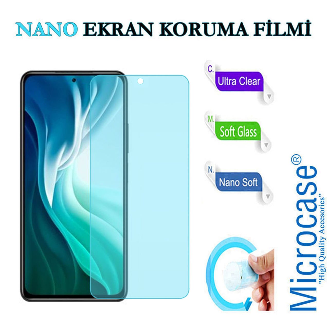 Microcase Xiaomi Mi 11X Nano Esnek Ekran Koruma Filmi