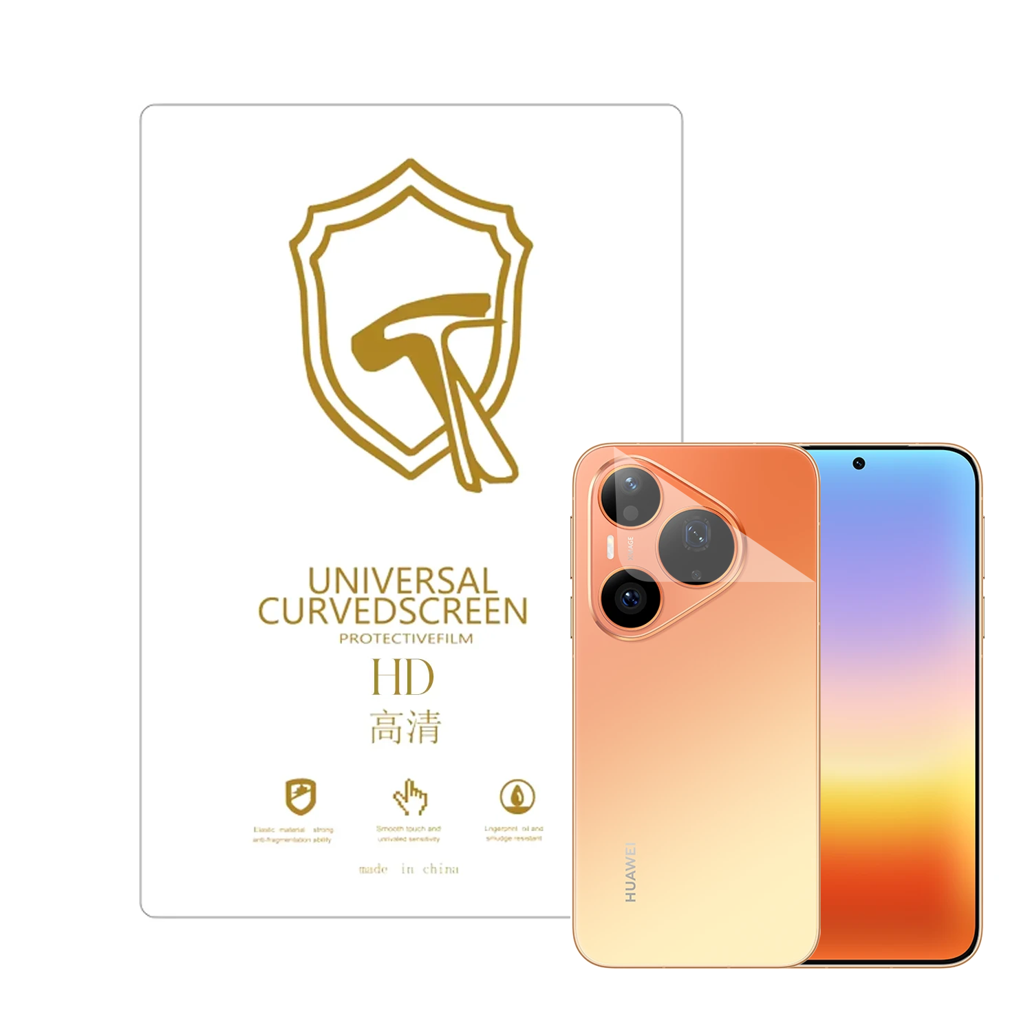 Microcase Huawei Pura 90S Pro Global ile Uyumlu Full Tpu Nano Arka Ekran Koruma Filmi - EKM102