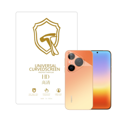 Microcase Huawei Pura 90S Pro Global ile Uyumlu Full Tpu Nano Arka Ekran Koruma Filmi - EKM102