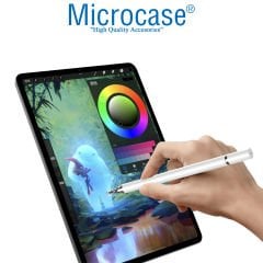 Microcase Universal Telefon Tablet iPad 2in1 Disk Uçlu Stylus Pen Dokunmatik Kalem - AL3463
