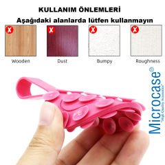 Microcase Vantuzlu El Tutacaklı Silikon Cep Telefonu Sabitleme Yapıştırma Pedi AL4794