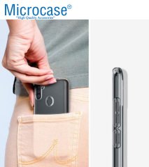 Microcase Samsung Galaxy A11  0.2 mm İnce Soft Silikon Kılıf - Şeffaf
