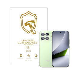 Microcase Xiaomi Poco F9 Pro Global ile Uyumlu Full Tpu Nano Arka Ekran Koruma Filmi - EKM102