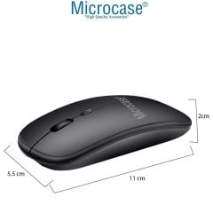 Microcase Xiaomi Pad 7/Pad 7 Pro Tablet Uyumlu Tablet Çanta+Türkçe Bluetooth Klavye +Mouse+ Standı AL4383 Lacivert