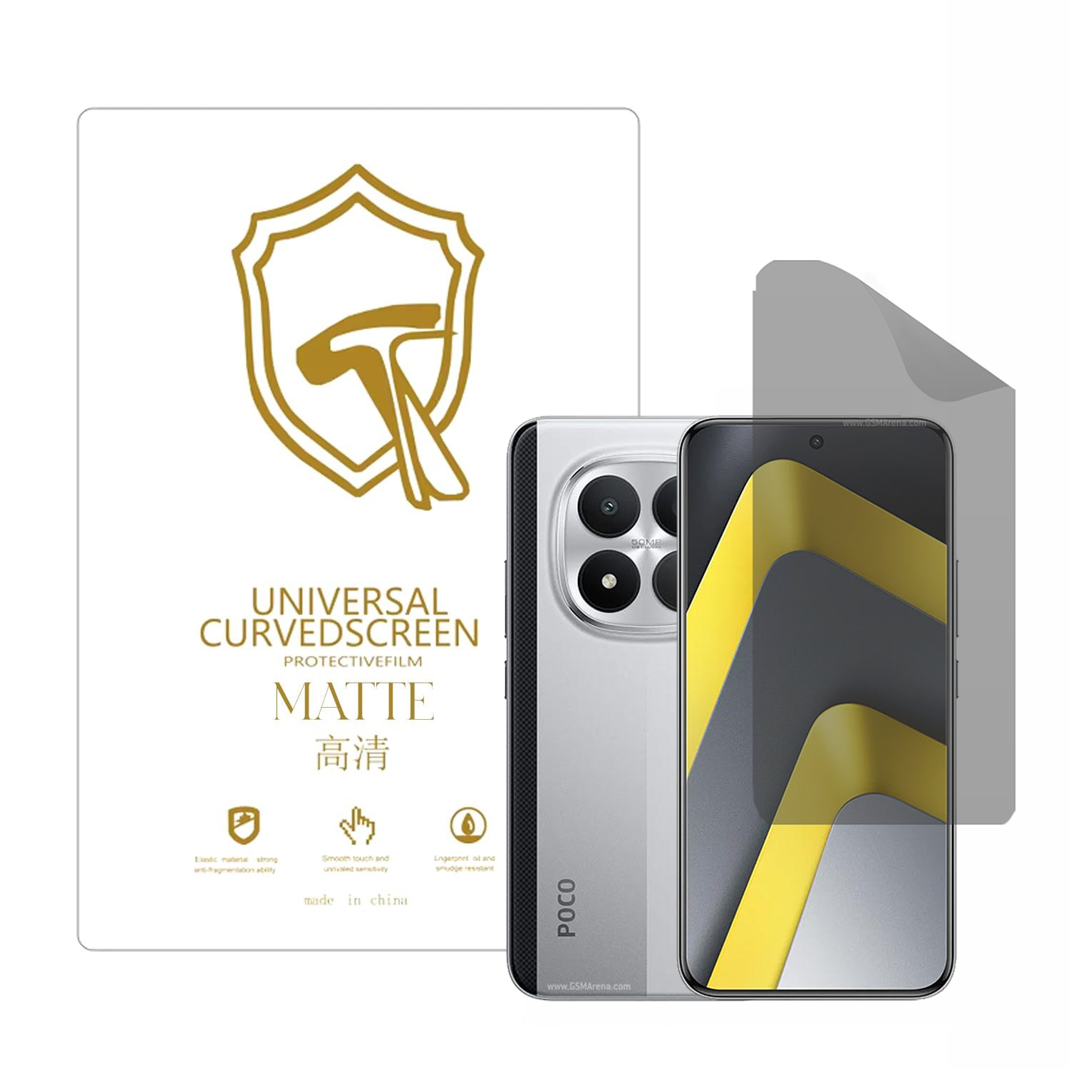 Microcase Xiaomi POCO M8 PRO ile Uyumlu Tpu Nano Mat Ekran Koruma Filmi EKM107