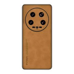 Microcase Xiaomi 14 Ultra için Luxury Leather Series Deri Desenli Plastik Koruma Kılıf - AL8125
