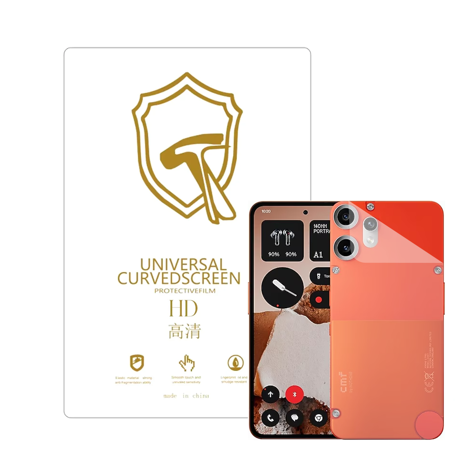 Microcase Nothing CMF Phone 2  ile Uyumlu Full Tpu Nano Arka Ekran Koruma Filmi - EKM102