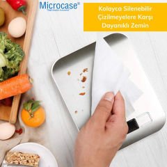 Microcase Hassas Ölçümlü Maksimum 5 Kg Kapasiteli Led Ekran Platin Dijital Mutfak Tartısı AL4281
