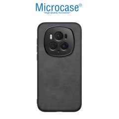 Microcase Honor Magic 6 Pro   için Luxury Leather Series Deri Desenli Plastik Koruma Kılıf - AL8125