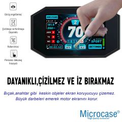 Microcase  Yamaha Nmax 125  ile Uyumlu  Full Tpu Nano Ön Ekran Koruma Filmi -EKM114