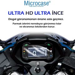 Microcase  Yamaha Nmax 155  ile Uyumlu  Full Tpu Nano Ön Ekran Koruma Filmi -EKM114
