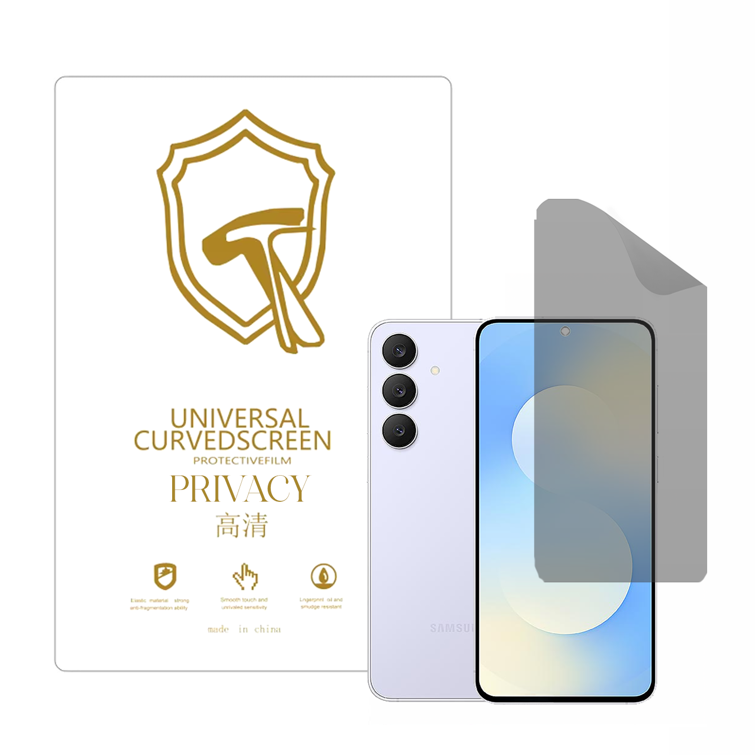 Microcase Samsung S25 FE ile Uyumlu Privacy Gizlilik Filtreli Hayalet Nano Ekran Koruyucu-EKM110