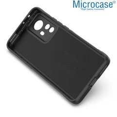 Microcase Xiaomi Mi 12 Miami Serisi Darbeye Dayanıklı Silikon Kılıf - Koyu Gri