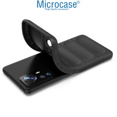Microcase Xiaomi Mi 12 Miami Serisi Darbeye Dayanıklı Silikon Kılıf - Koyu Gri