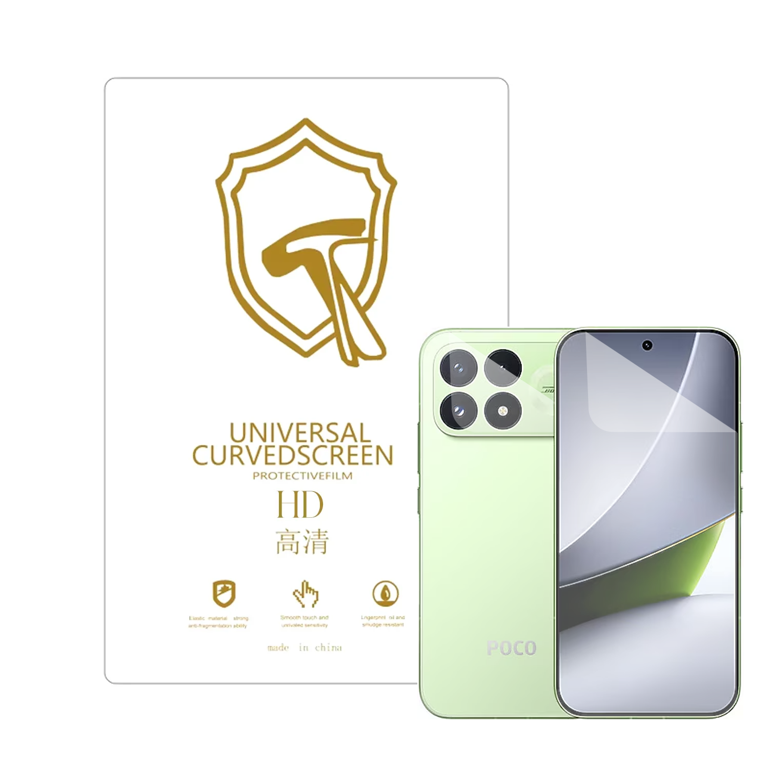 Microcase Xiaomi Poco F9 Pro Global ile Uyumlu Full Tpu Ön Arka Nano Koruma- EKM103
