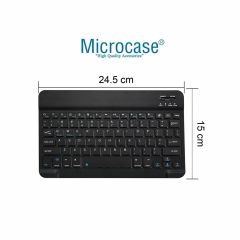 Microcase Vorcom S12 10.1 inch için Bluetooth Klavye (TR Sticker) + Bluetooth Mouse + Tablet Standı - AL2765
