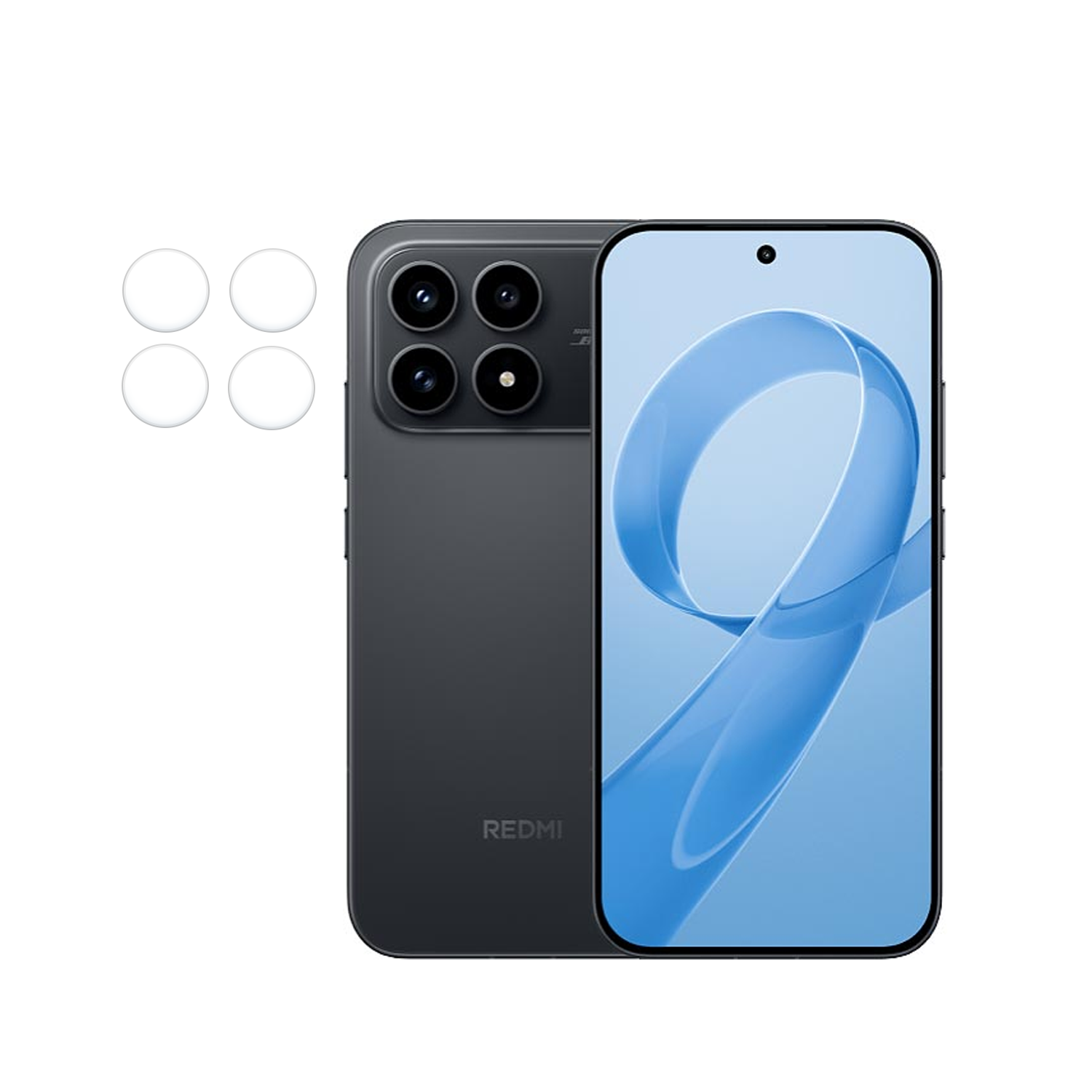 Microcase Xiaomi Poco F8 Pro/Redmi K90 Kamera Camı Lens Koruyucu Nano Esnek Film-AL3400